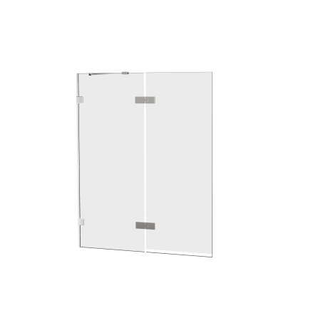 Przejdź do produktu Parawan uniwersalny (lewo- lub prawostronny), uchylny, z dodatkową ścianką boczną; szerokość 100–140 cm, wysokość 150 cm.