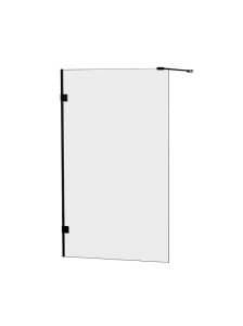 Parawan stały, jednoelementowy, montaż uniwersalny (dowolna strona); szerokość 50–100 cm, wysokość 150 cm.