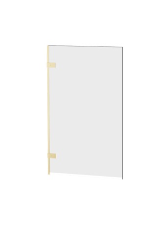 Przejdź do produktu Parawan uniwersalny (lewo- lub prawostronny), montowany przyściennie, uchylny w obie strony; szerokość 50–100 cm, wysokość 150 cm.