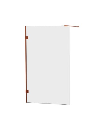 Przejdź do produktu Parawan stały, jednoelementowy, montaż uniwersalny (dowolna strona); szerokość 50–100 cm, wysokość 150 cm.