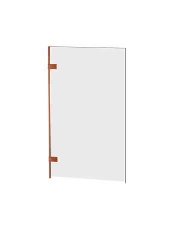 Przejdź do produktu Parawan uniwersalny (lewo- lub prawostronny), montowany przyściennie, uchylny w obie strony; szerokość 50–100 cm, wysokość 150 cm.