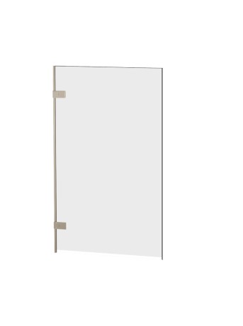 Przejdź do produktu Parawan uniwersalny (lewo- lub prawostronny), montowany przyściennie, uchylny w obie strony; szerokość 50–100 cm, wysokość 150 cm.