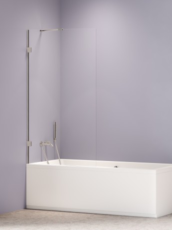 Przejdź do produktu Parawan stały, jednoelementowy, montaż uniwersalny (dowolna strona); szerokość 50–100 cm, wysokość 150 cm.