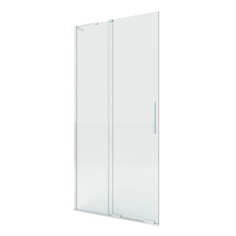 Przejdź do produktu Kabina walk-in przesuwna, montaż uniwersalny (dowolna strona), wspornik kątowy; szerokość 80–120 cm, wysokość 200 cm.
