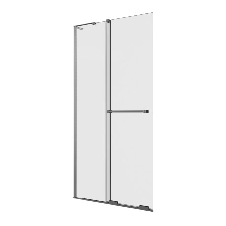 Przejdź do produktu Kabina walk-in przesuwna z uchwytem relingowym, montaż uniwersalny (dowolna strona), wspornik kątowy; szerokość 80–120 cm, wysokość 200 cm.