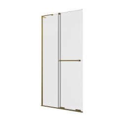 Kabina walk-in przesuwna z uchwytem relingowym, montaż uniwersalny (dowolna strona), wspornik kątowy; szerokość 80–120 cm, wysokość 200 cm.