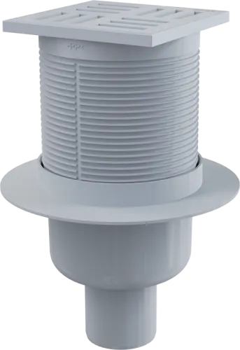 Kratka ściekowa plastikowa 150x150/50 mm odpływ pionowy Alcaplast APV6211