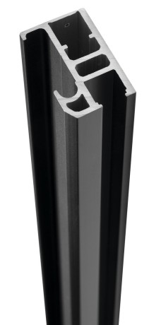 Przejdź do produktu LUXOR BLACK profil prowadzący 1600mm, czarny mat