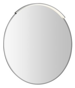BORD lustro ze MOON LED oświetlenie, ze ściętą krawędzią okrągłe, średnica 60cm, CU free
