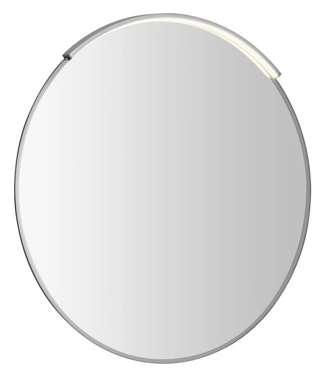BORD lustro ze MOON LED oświetlenie, ze ściętą krawędzią okrągłe, średnica 70cm, CU free