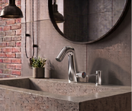 Przejdź do produktu Bateria umywalkowa bezdotykowa na fotokomórkę z automatycznym dozownikiem mydła Freak Bathroom Chrom