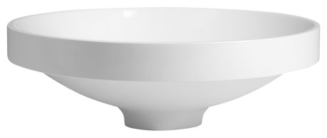 Przejdź do produktu VERTO umywalka wpuszczana kompozytowa, średnica 40,5cm, biały