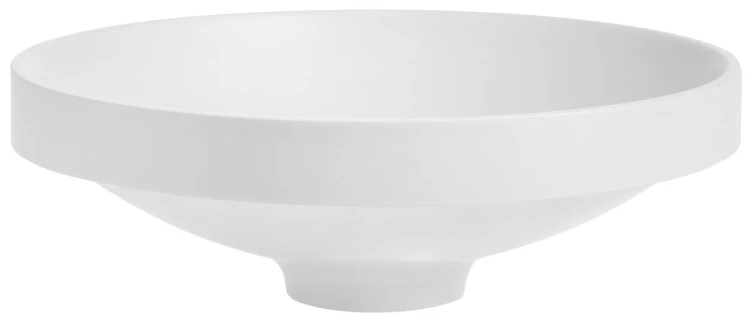 VERTO umywalka wpuszczana kompozytowa, średnica 40,5cm, biały mat