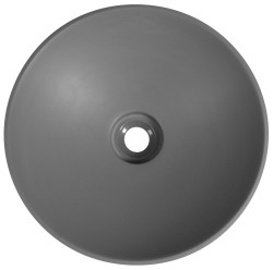 VERTO umywalka wpuszczana kompozytowa, średnica 40,5cm, szary mat
