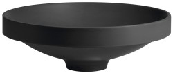 VERTO umywalka wpuszczana kompozytowa, średnica 40,5cm, antracyt mat