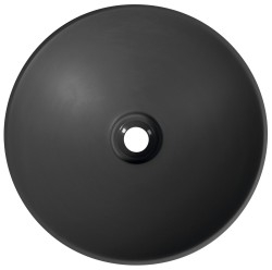 VERTO umywalka wpuszczana kompozytowa, średnica 40,5cm, antracyt mat