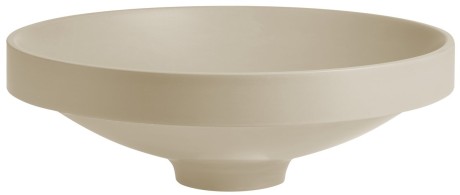 Przejdź do produktu VERTO umywalka wpuszczana kompozytowa, średnica 40,5cm, beż mat