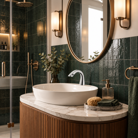 Przejdź do produktu Bateria umywalkowa bezdotykowa 2w1 z wbudowanym dozownikiem mydła Freak Bathroom Twin Chrom
