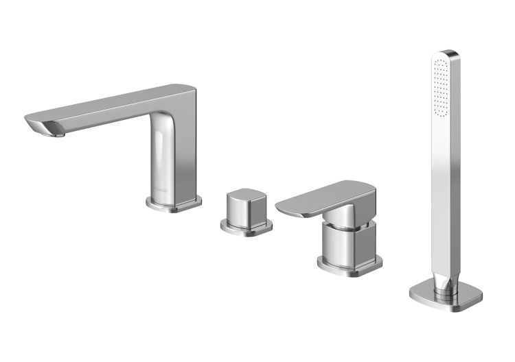  Bateria wannowa 4-otworowa Kohlman Foxal QB244F chrom