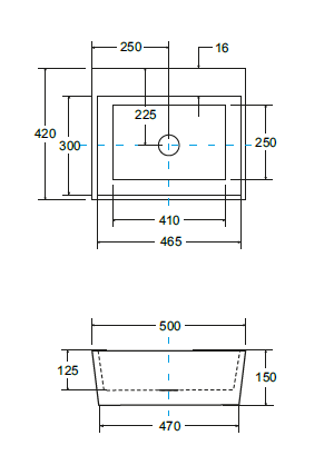 Przejdź do produktu Umywalka nablatowa 40x50 cm Besco Vera #UMD-V-NB