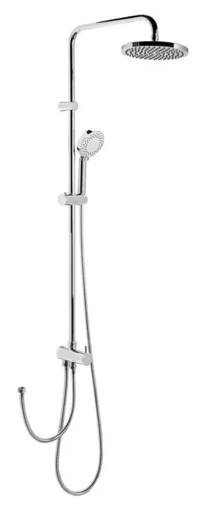Zestaw prysznicowy z okrągłą deszczownicą 30 cm i baterią ścienną kompletna Sapho 1202-13+KA11 chrom