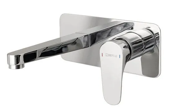 Bateria umywalkowa podtynkowa z wylewką 18 cm kompletna Sapho Corneli CE08 chrom