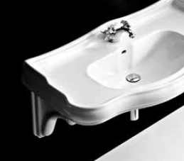 Przejdź do produktu Kerasan ceramiczne podpórki do umywalki Retro 1079