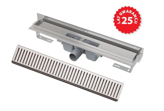 odpływ 110cm z rusztem Pure Alcaplast