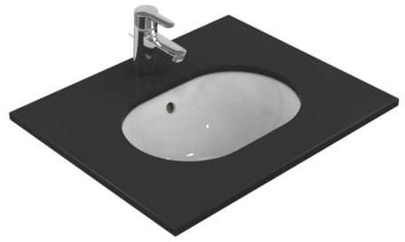 Przejdź do produktu Umywalka owalna podblatowa 62x41 cm Ideal Standard Connect E505001
