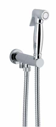 Bidetka słuchawka bidetowa z uchwytem komplet chrom Sphera D09141203CR