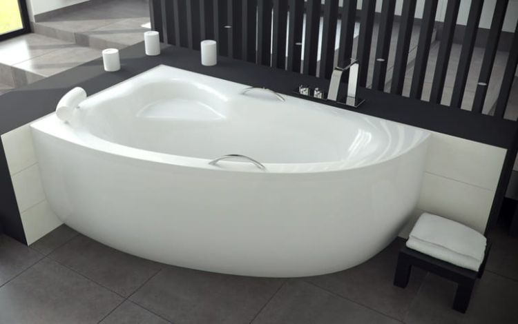 Wanna narożna 150x100 cm Besco Natalia 150 lewa