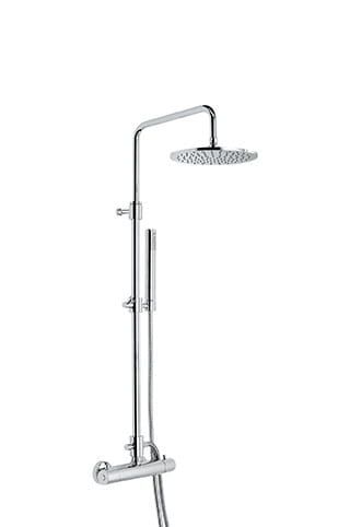 Kolumna prysznicowa z deszczownicą i baterią termostatyczną chrom Emmevi 4530584CR