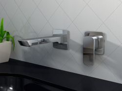 Bateria umywalkowa podtynkowa Kohlman Foxal QW180F chrom