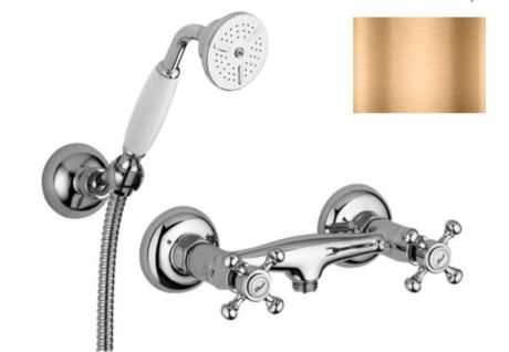 Przejdź do produktu Bateria natryskowa ścienna retro Paffoni Belinda-Melissa FBLV168DBR