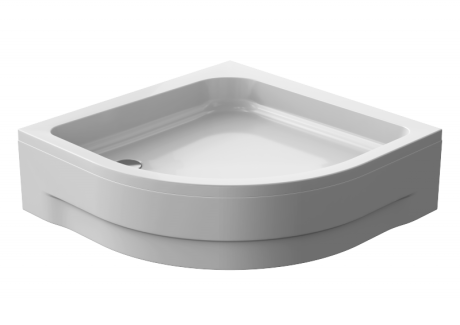 Przejdź do produktu Brodzik półokrągły 90x90 cm Polimat Pako 00091