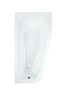 Wanna asymetryczna 150x80 cm Besco Luna 150 prawa