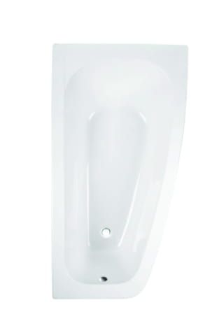 Wanna asymetryczna 150x80 cm Besco Luna 150 prawa