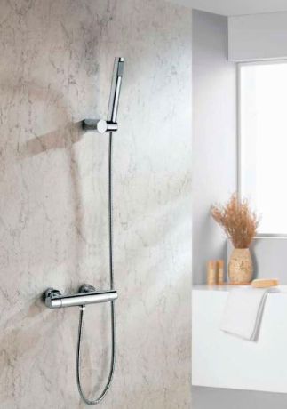 Przejdź do produktu Bateria prysznicowa termostatyczna ścienna Sapho Kimura KU245 chrom
