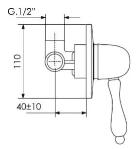 rysunek techniczny bateria 9515