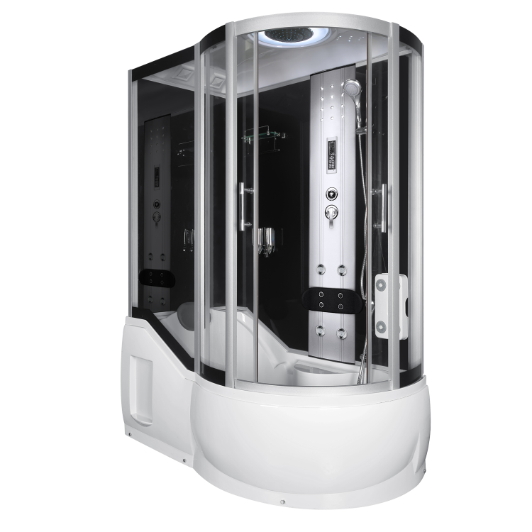 Kabina prysznicowa z hydromasażem i wanną 151x85x217 cm Kerra Fantasia