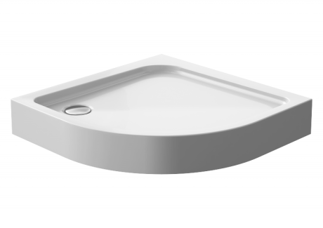 Przejdź do produktu Brodzik półokrągły kompaktowy 80x80 cm Polimat Pako 00094