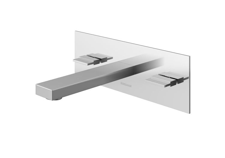 Bateria umywalkowa podtynkowa z wylewką 20 cm Kohlman Excelent QW198H chrom