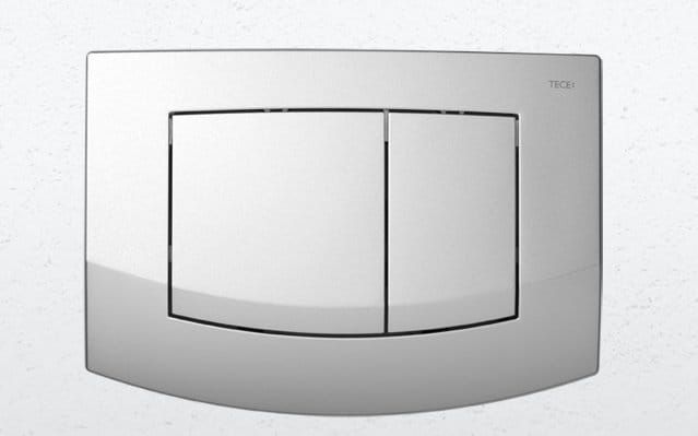 TECE ambia przycisk spłukujący, dwie ilości wody (Chrom-matowy) 9240225