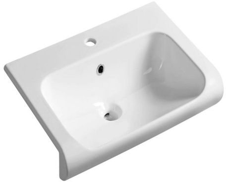 Przejdź do produktu Umywalka częściowo wpuszczana w blat 40x40x35,5 cm Kerasan Inka 341201