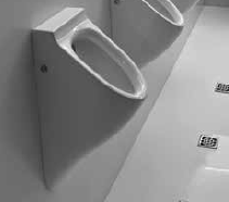 Kerasan pisuar wiszący Aquatech 3735