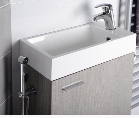Przejdź do produktu Bateria umywalkowa z prysznicem bidetowym wąż, bateria i uchwyt w zestawie chrom SAPHO 1209-05