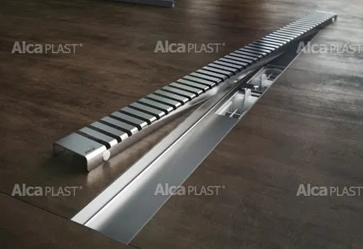 Odpływ liniowy niski APZ101 120 cm  z rusztem Line 1150 