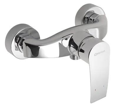 Bateria prysznicowa ścienna Sapho Trevia TN011 chrom