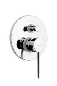 Bateria podtynkowa 2-drożna Emmevi Piper chrom 45019CR