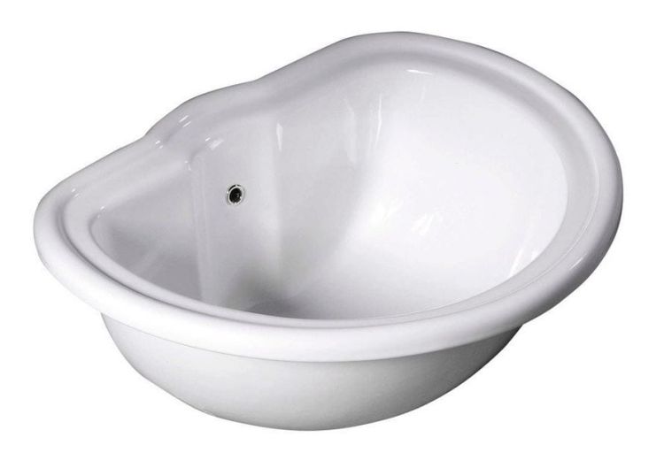 Umywalka 50x41 cm wpuszczana w blat Kerasan Retro 103101 biała